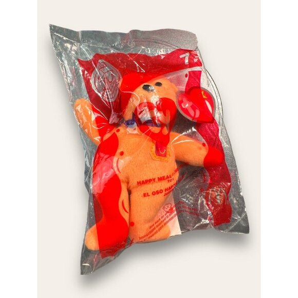 Ty Beanie Baby McDonald’s Collection Happy Meal 25th Bear 2004 Vintage NWT - Picture 3 of 12